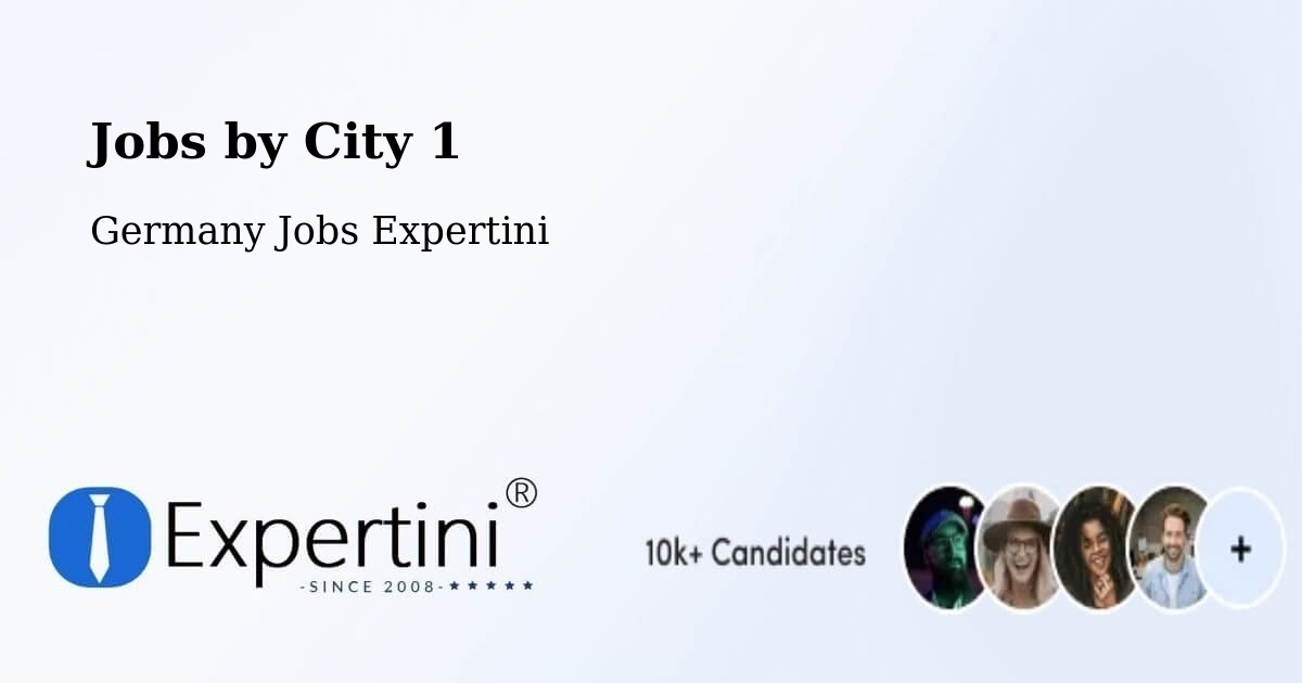 City Jobs in Germany - Expertini
